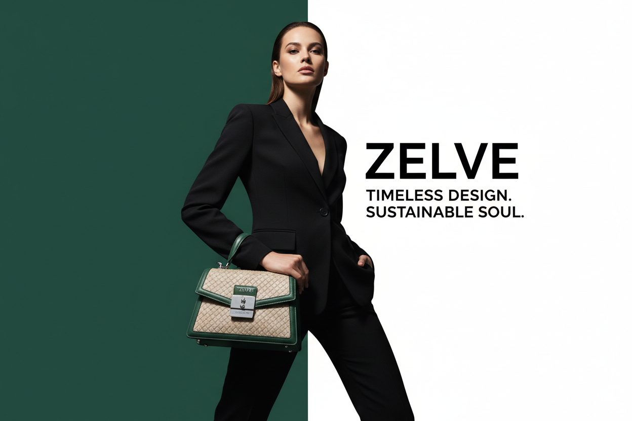 ZELVE Promo Banner — Split Composition
